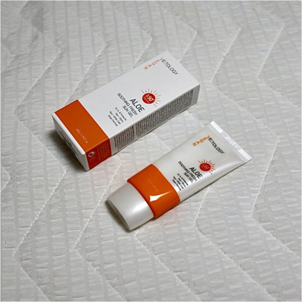 ALOE SHOOTHING FRESH SUN GEL/VEGAN TOLOGY/日焼け止めジェルを使ったクチコミ（1枚目）