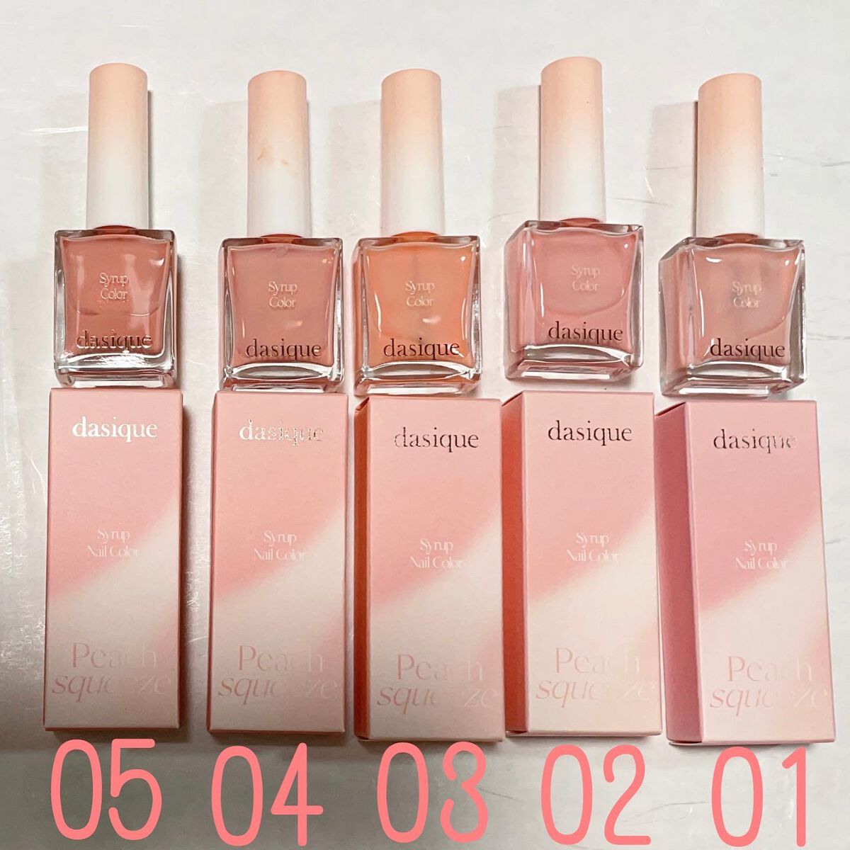 シロップネイルカラー/dasique/マニキュアを使ったクチコミ（2枚目）