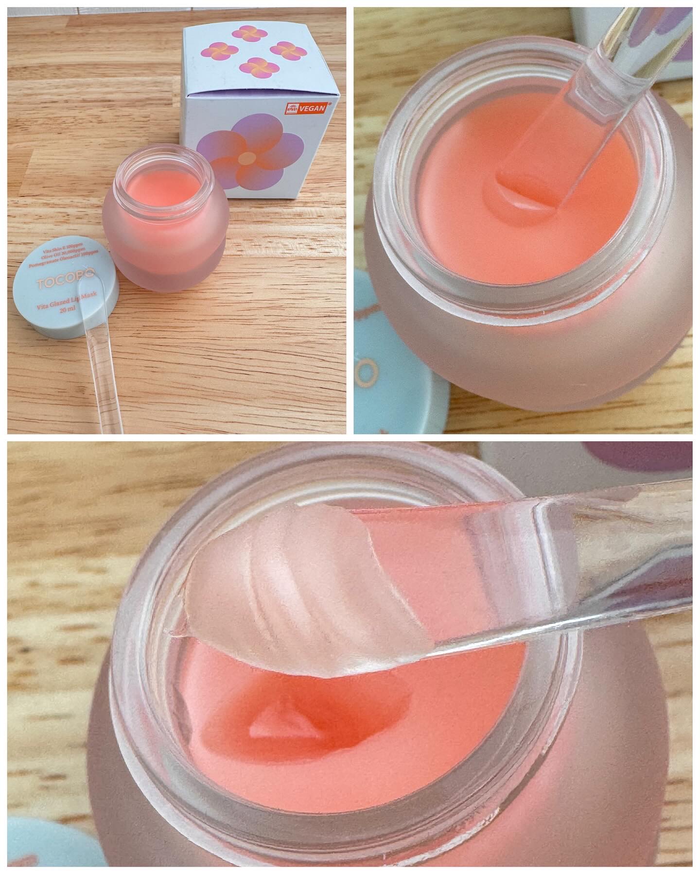 ビタグレーズドリップマスク/TOCOBO/リップマスクを使ったクチコミ（2枚目）