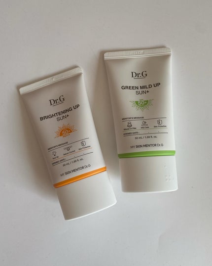 グリーンマイルドアップサンプラス/Dr.G/日焼け止めクリームを使ったクチコミ(1枚目)