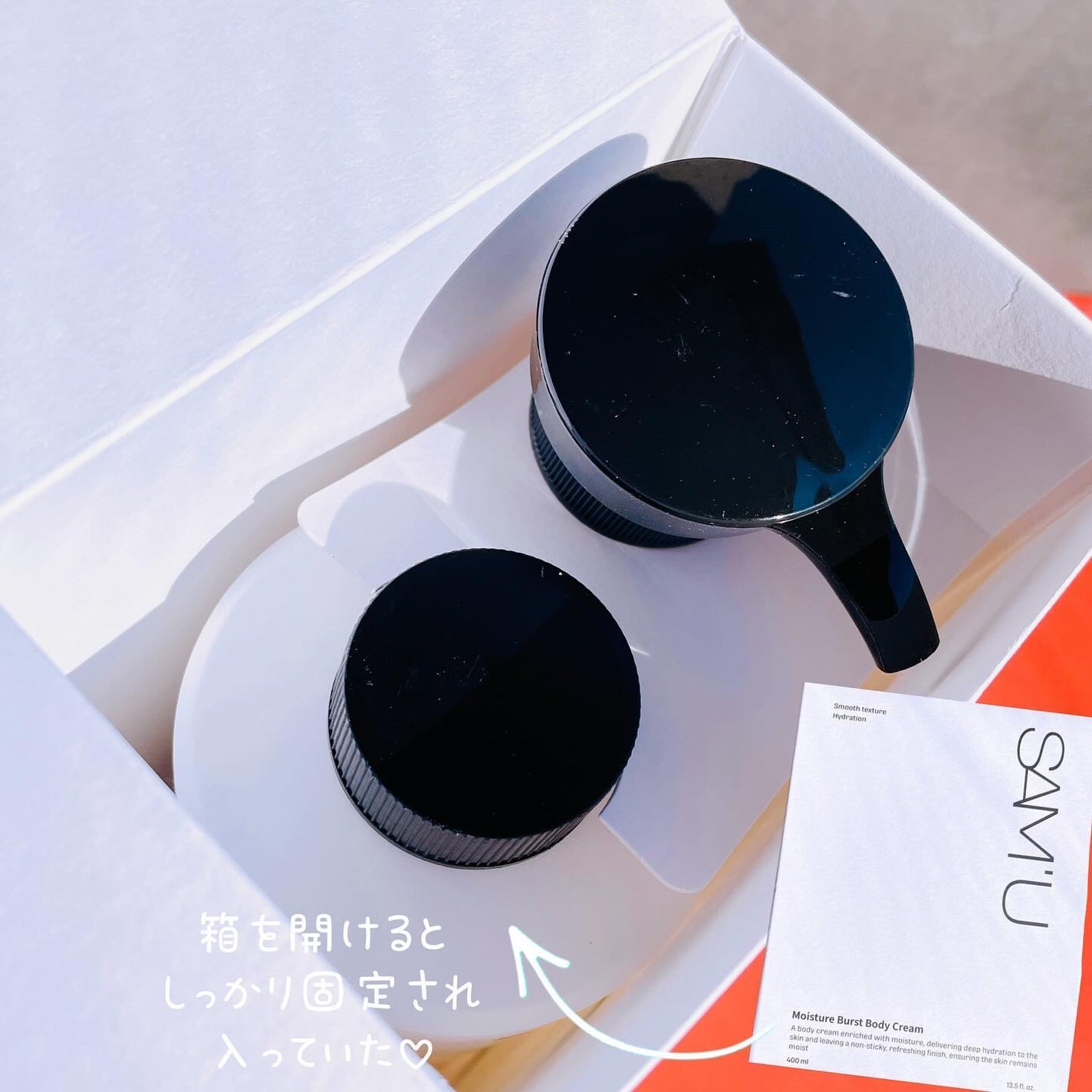 モイスチャーバーストボディクリーム/SAM'U/ボディクリームを使ったクチコミ(2枚目)