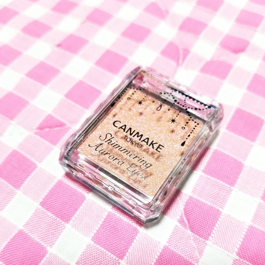 シマリングオーロラアイズ/キャンメイク/単色アイシャドウを使ったクチコミ（1枚目）