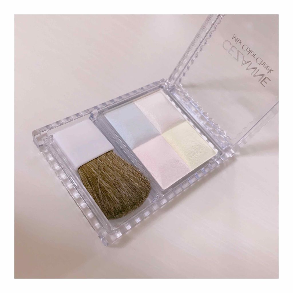 ミックスカラーチーク/CEZANNE/パウダーチークを使ったクチコミ（1枚目）