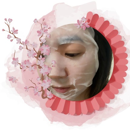 チェリーブロッサム コラーゲンマスク/REACNF/シートマスク・パックを使ったクチコミ(4枚目)