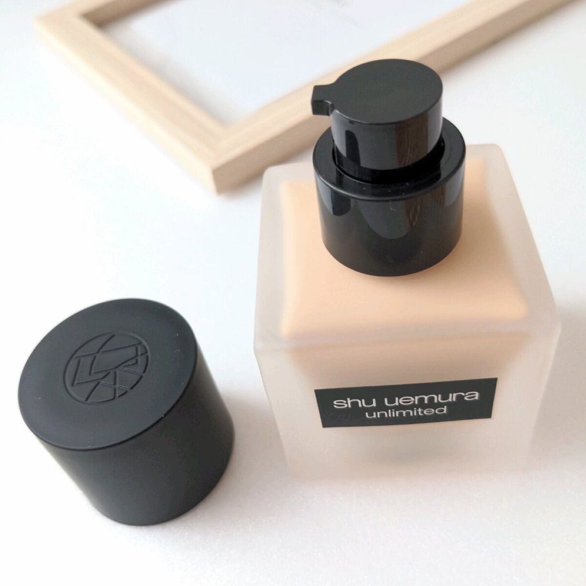 (旧)アンリミテッド ラスティング フルイド/shu uemura/リキッドファンデーションを使ったクチコミ(3枚目)