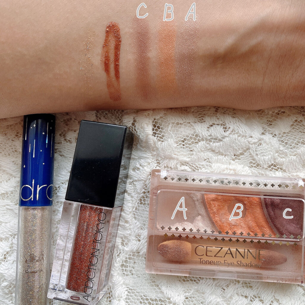 トーンアップアイシャドウ/CEZANNE/アイシャドウパレットを使ったクチコミ（3枚目）