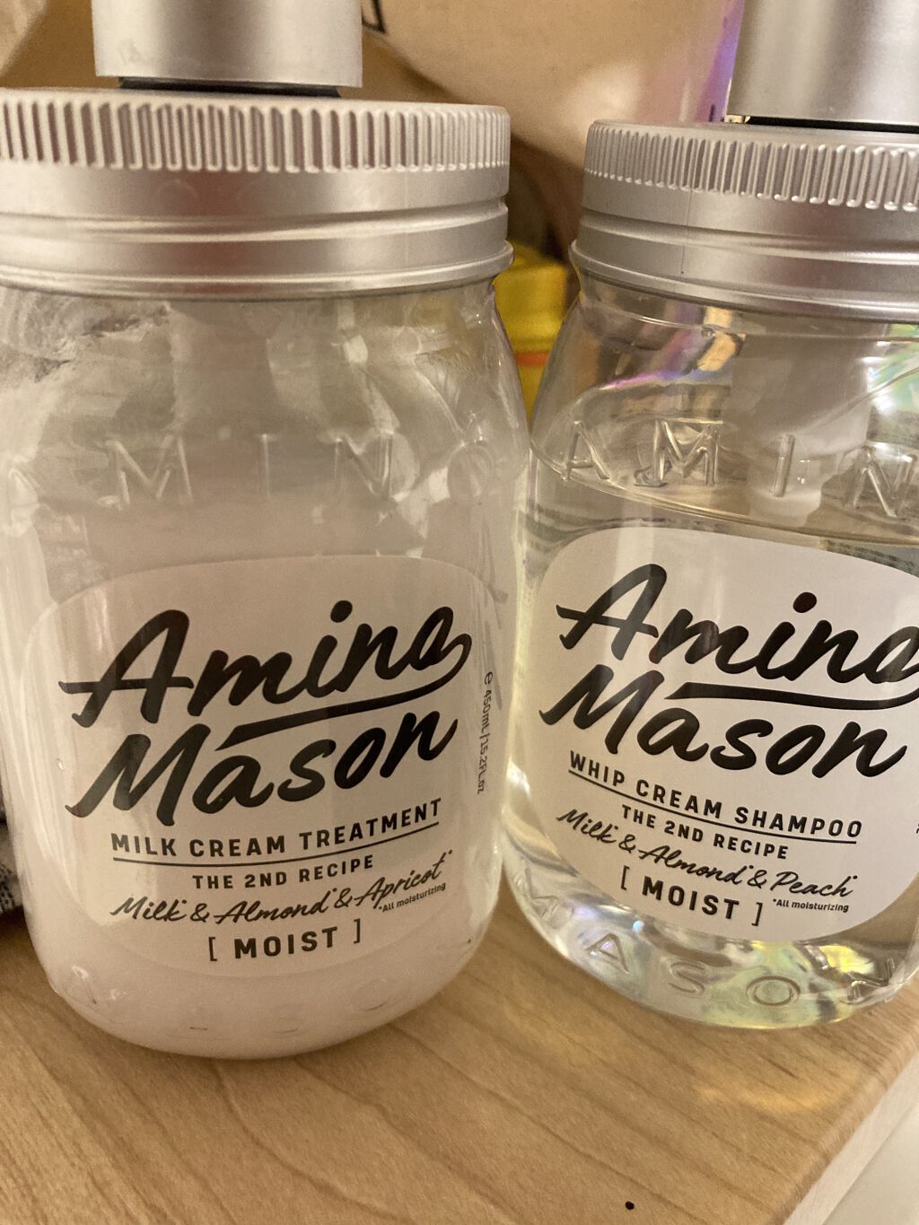 アミノメイソン ディープモイスト ホイップクリーム シャンプー/ミルククリーム ヘアトリートメント/アミノメイソン/市販シャンプーを使ったクチコミ（1枚目）