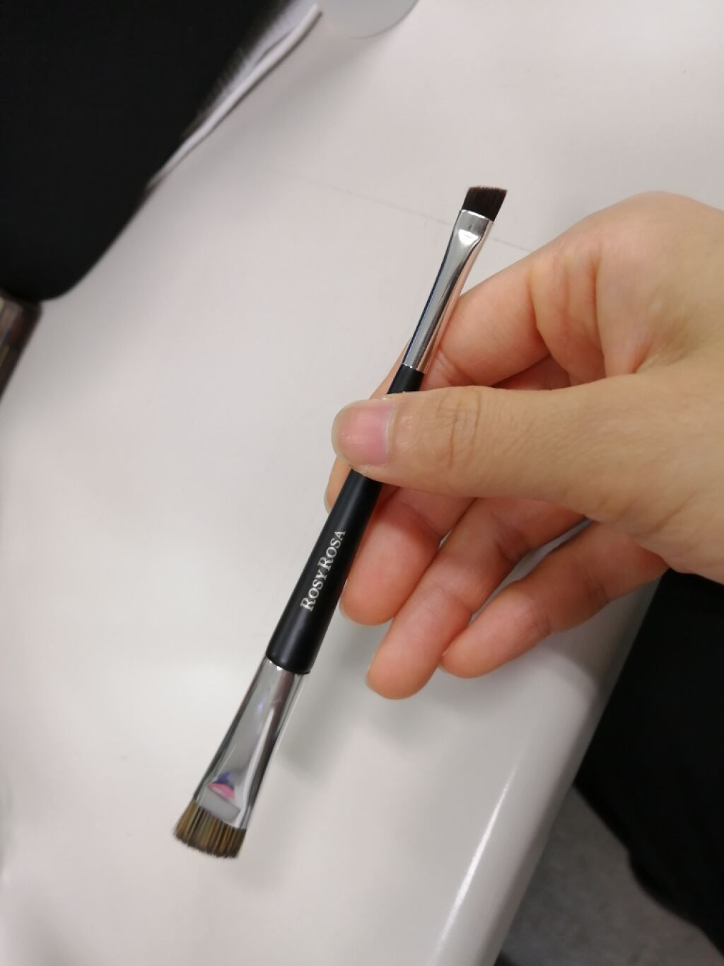 ダブルエンドアイブロウブラシ スマッジタイプ/ロージーローザ/メイクブラシを使ったクチコミ（1枚目）