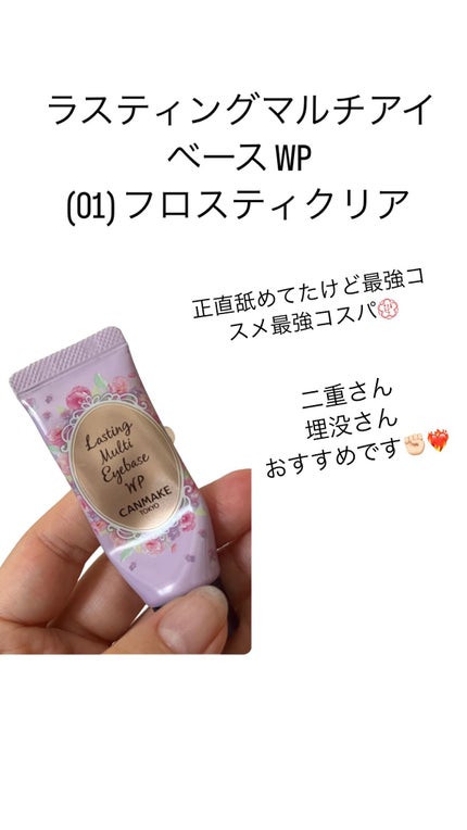 ラスティングマルチアイベース WP/キャンメイク/アイシャドウベースを使ったクチコミ(1枚目)