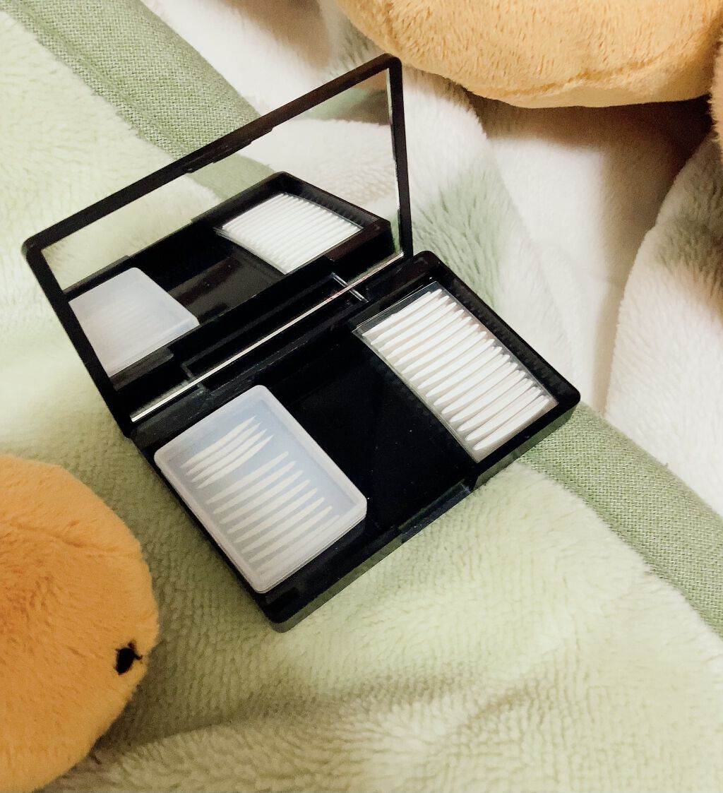 メイクアップケース(ミラー付き)/DAISO/その他化粧小物を使ったクチコミ（2枚目）