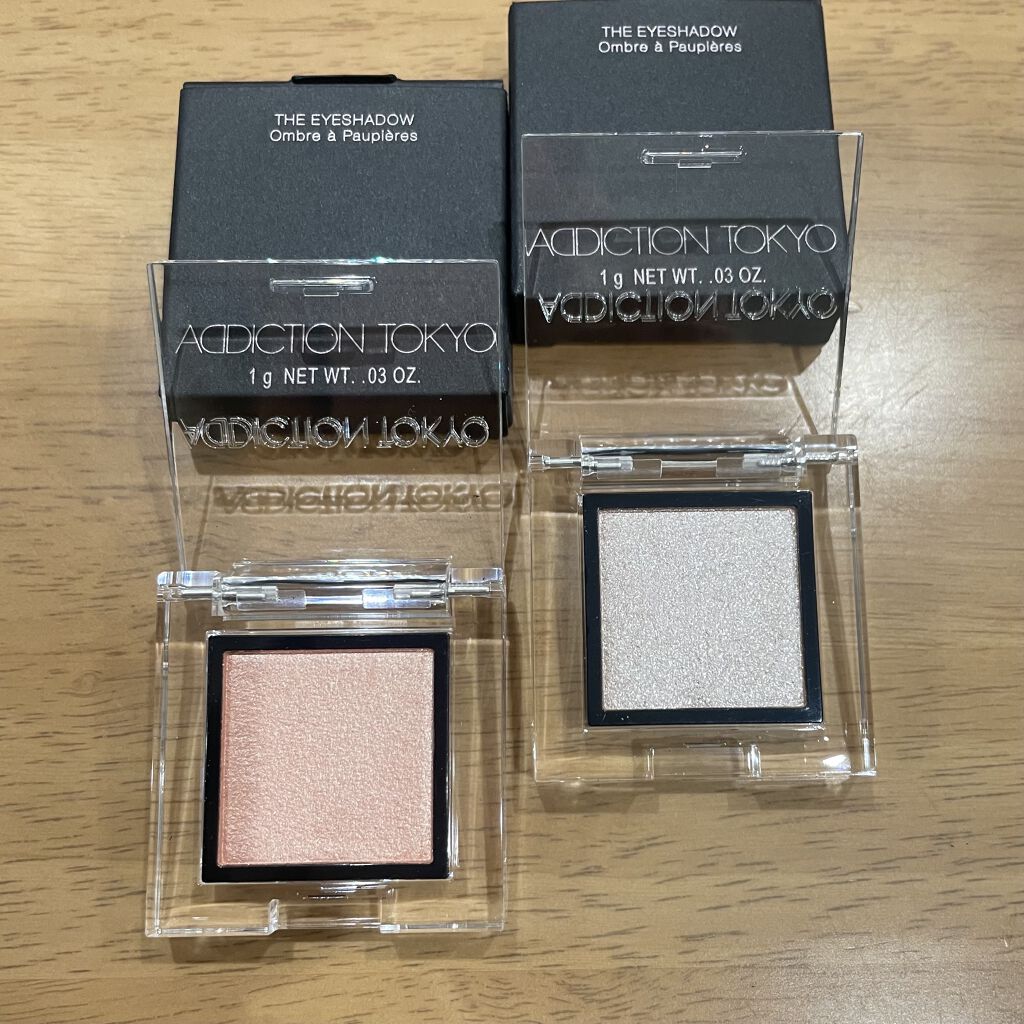 アディクション ザ アイシャドウ パール 004P Private Beach/ADDICTION/単色アイシャドウを使ったクチコミ（2枚目）