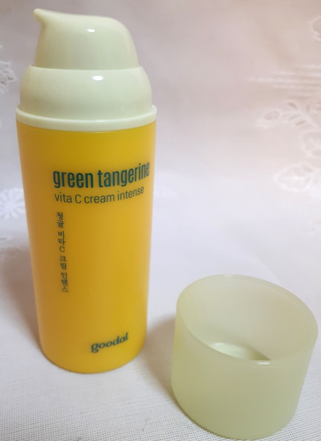 グーダルVクリーム(goodal GREEN TANGERINE V CREAM SET)/goodal/フェイスクリームを使ったクチコミ(2枚目)