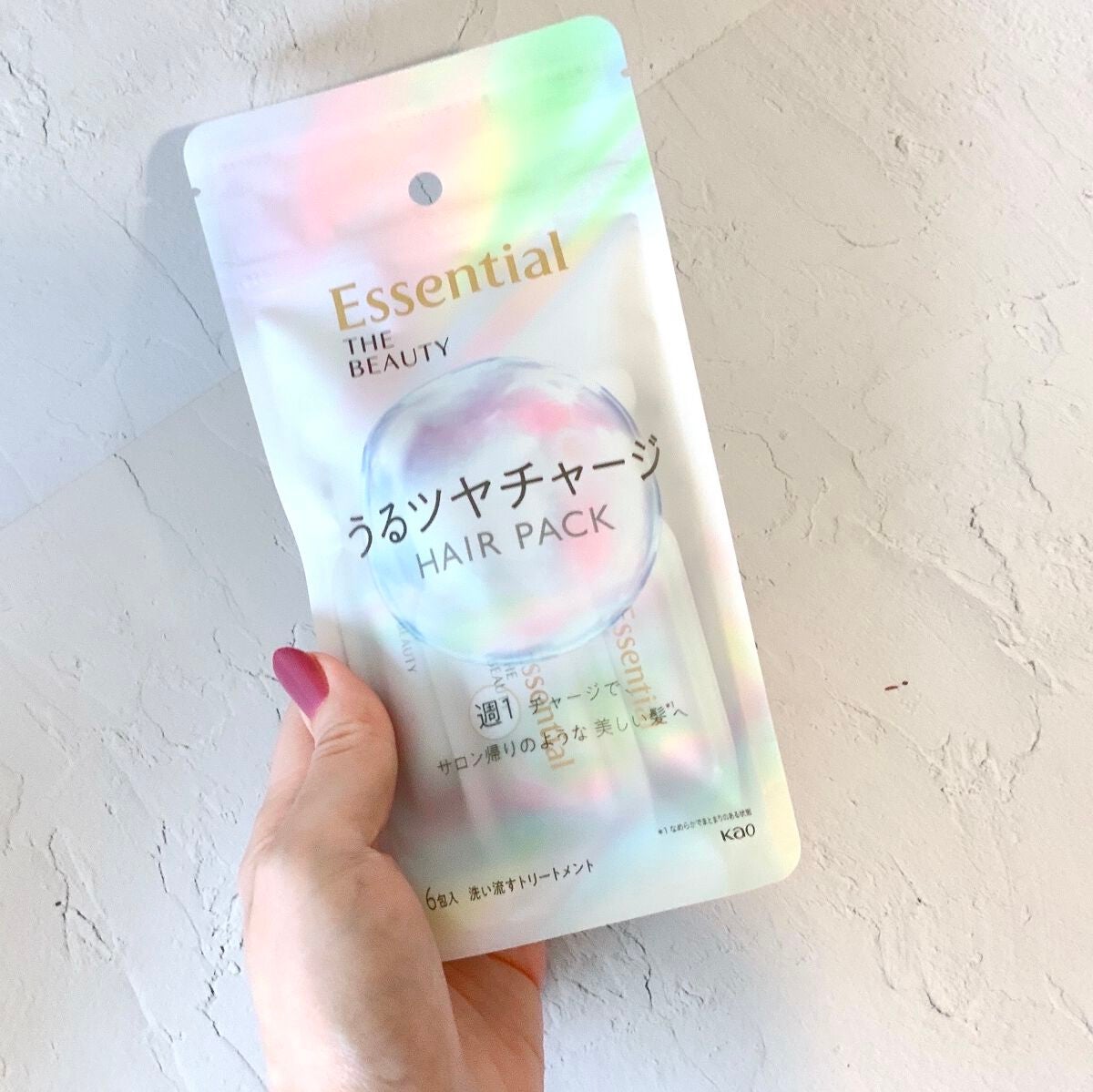 ザビューティ うるツヤチャージヘアパック/エッセンシャル/ヘアマスク・ヘアパックを使ったクチコミ(2枚目)