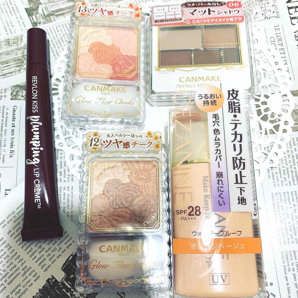 グロウフルールチークス/キャンメイク/パウダーチークを使ったクチコミ（1枚目）