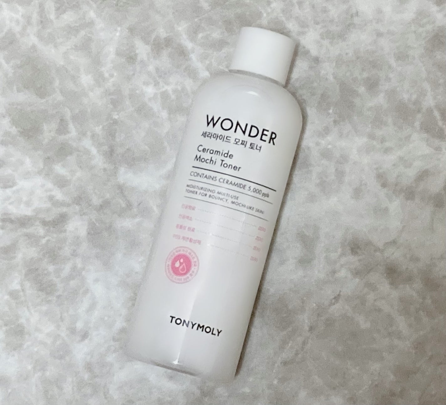 Wonder Ceramide Mochi Toner(トニーモリーワンダーCモチトナー)/TONYMOLY/化粧水を使ったクチコミ(1枚目)