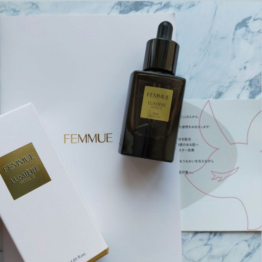 ルミエール ヴァイタルC/FEMMUE/ブースター・導入液を使ったクチコミ(1枚目)
