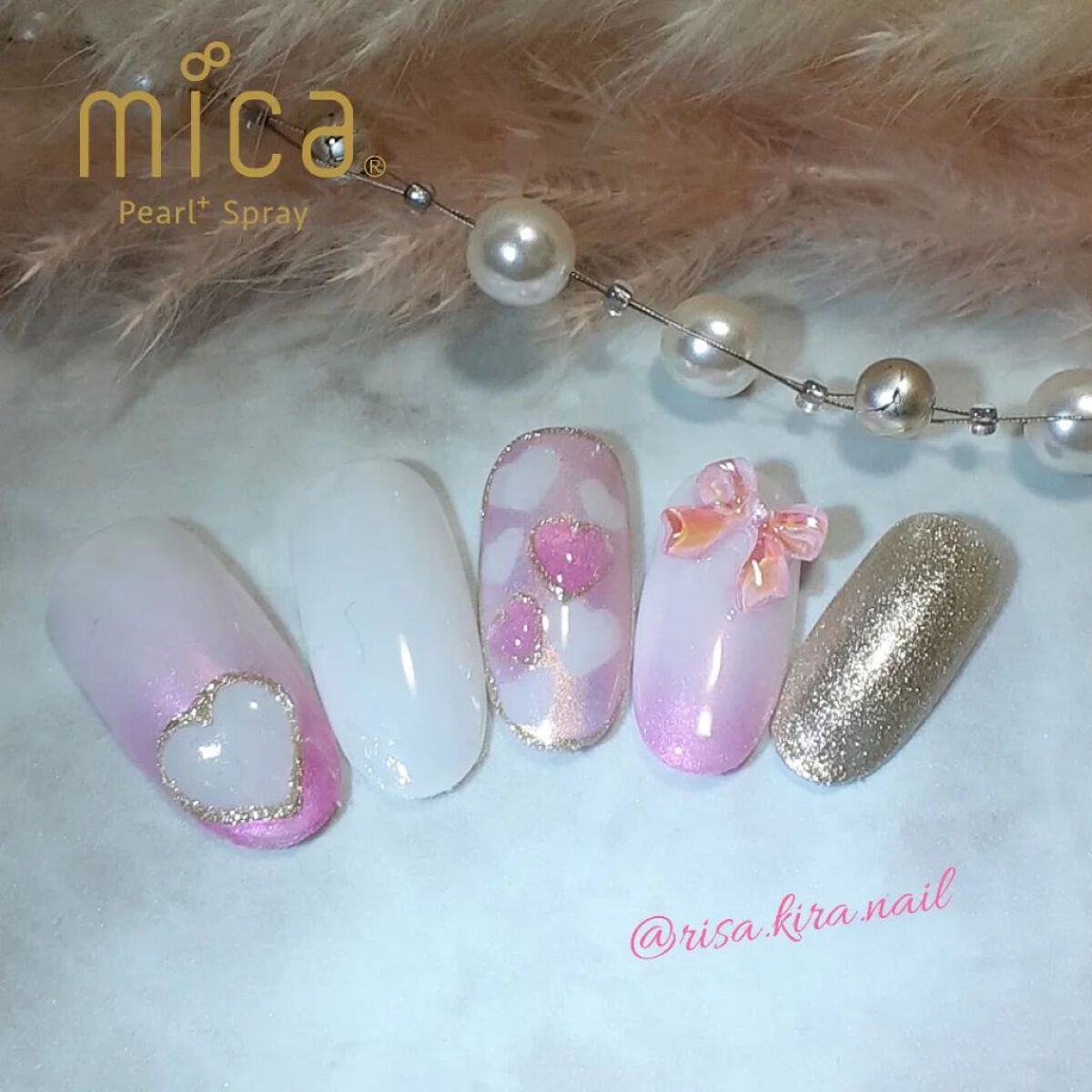 パールプラススプレー/mica/ネイル用品を使ったクチコミ（1枚目）