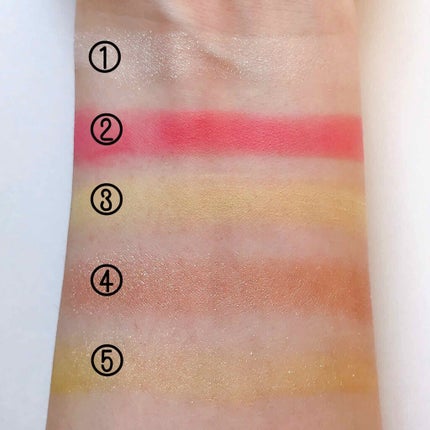 UR GLAM BLOOMING EYE COLOR PALETTE/U R GLAM/アイシャドウパレットを使ったクチコミ(3枚目)