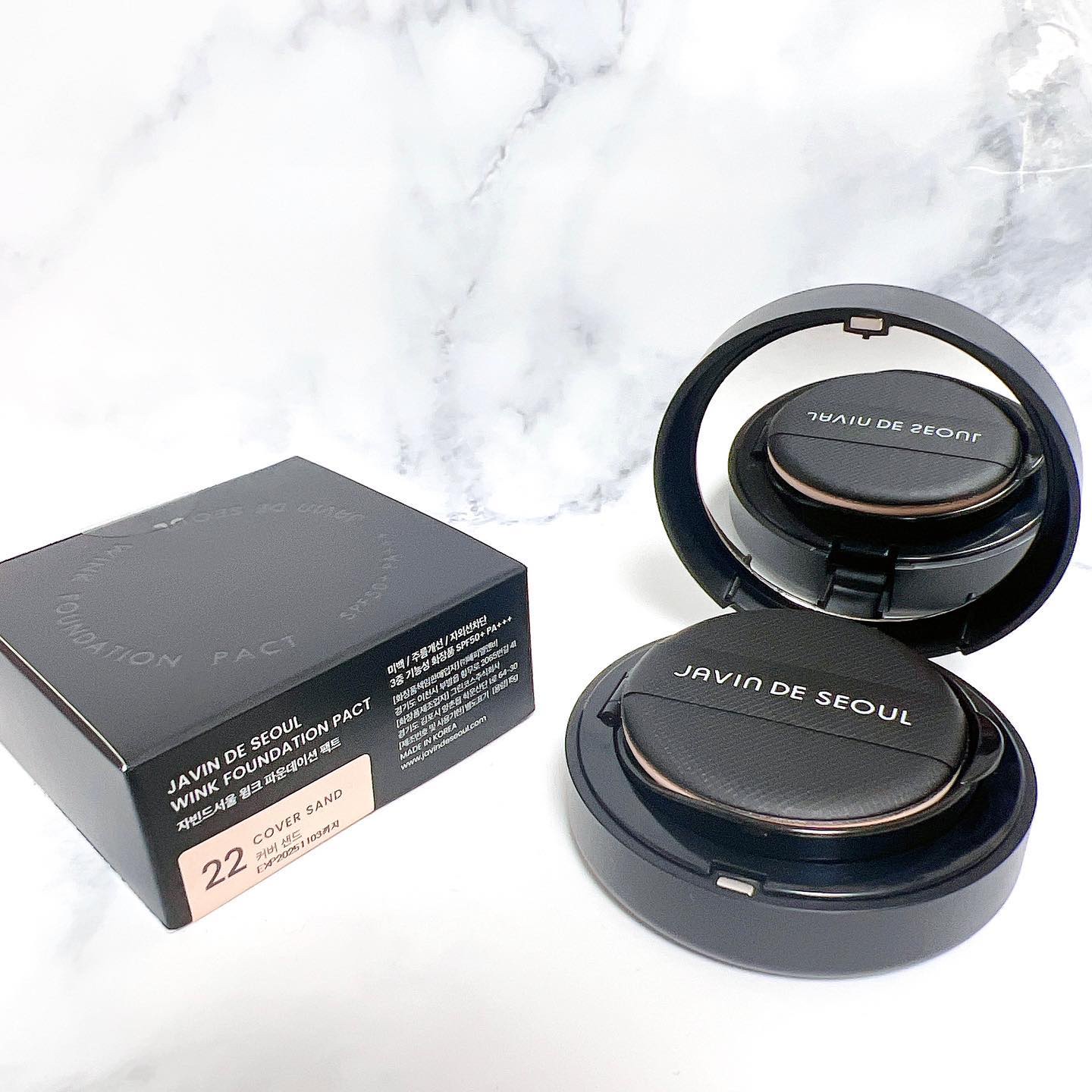 ジャビンドゥソウル ウインクファンデーションパクト/Javin De Seoul/クッションファンデーションを使ったクチコミ（3枚目）