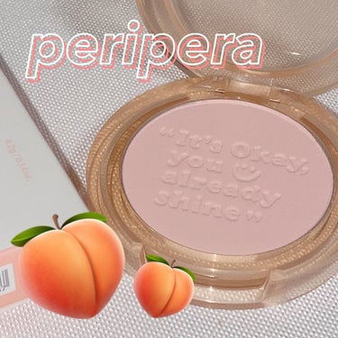 ピュア ブラッシュド サンシャイン チーク 07 MILKY PEACH/PERIPERA/パウダーチークを使ったクチコミ（1枚目）