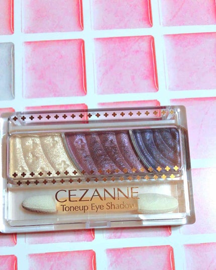 トーンアップアイシャドウ/CEZANNE/アイシャドウパレットを使ったクチコミ(1枚目)