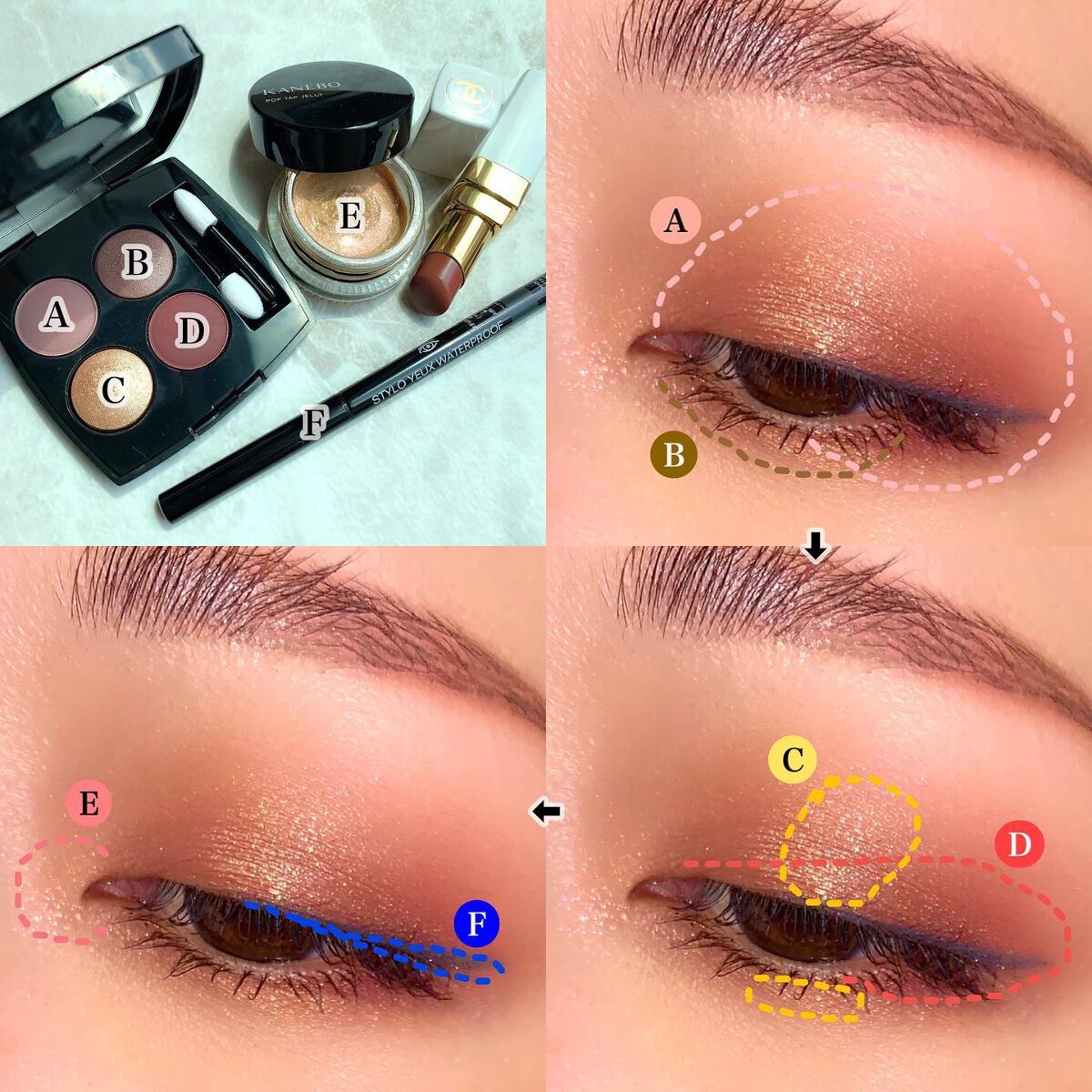 レ キャトル オンブル/CHANEL/アイシャドウパレットを使ったクチコミ(4枚目)