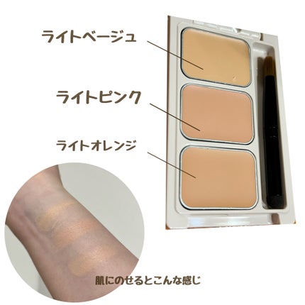 カバーパーフェクトコンシーラー/upink/パレットコンシーラーを使ったクチコミ(2枚目)