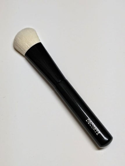 オーバル ファンデーション ブラシ/DECORTÉ/メイクブラシを使ったクチコミ(4枚目)