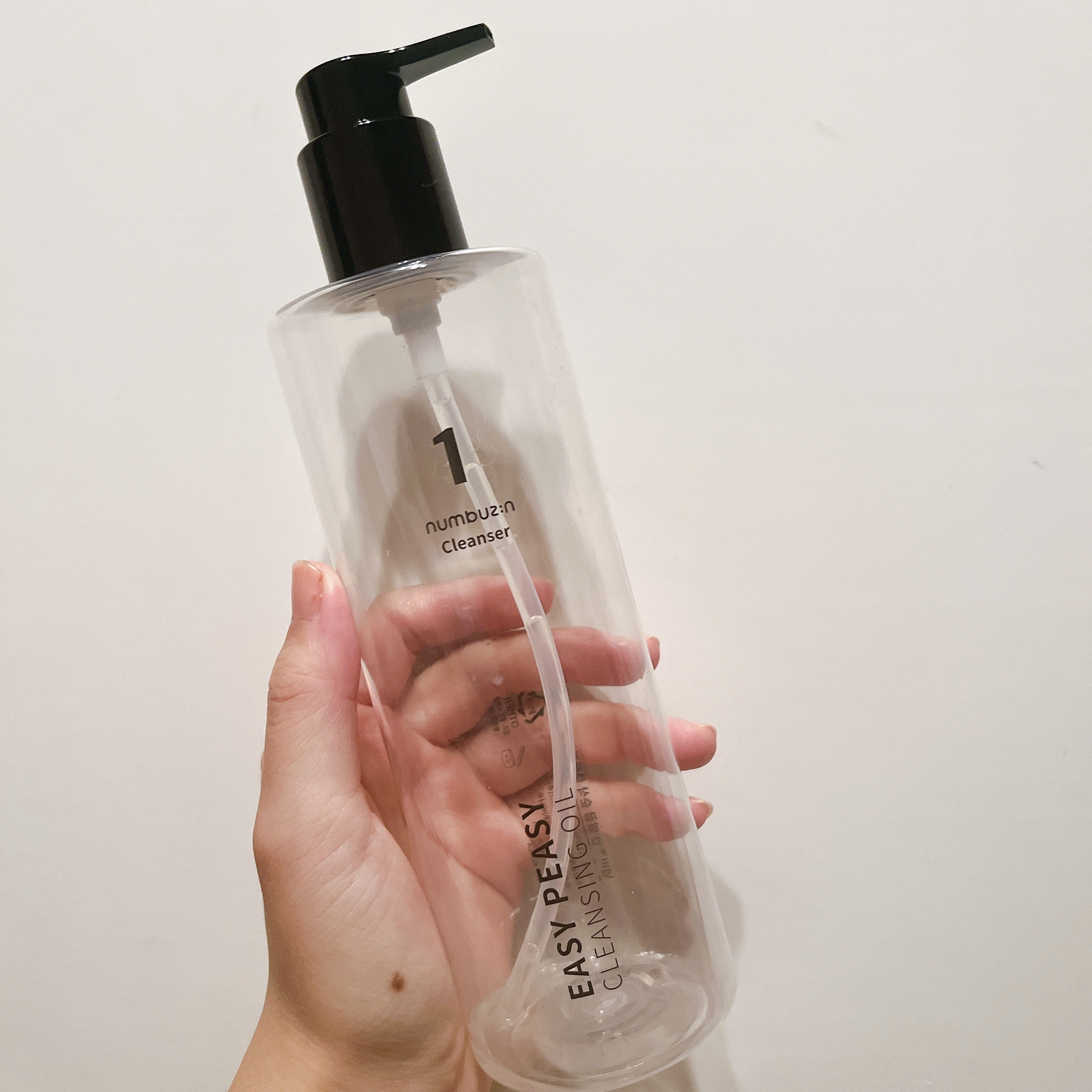 1番 さっぱりすっきりクレンジングオイル 400ml/numbuzin/オイルクレンジングを使ったクチコミ（1枚目）