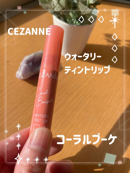 ウォータリーティントリップ/CEZANNE/リップティントを使ったクチコミ(1枚目)
