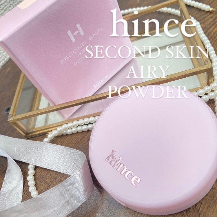 セカンドスキンエアリーパウダー/hince/プレストパウダーを使ったクチコミ(1枚目)