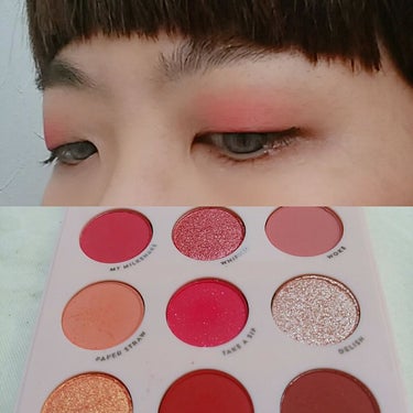 STRAWBERRY SHAKE/ColourPop/アイシャドウパレットを使ったクチコミ（3枚目）