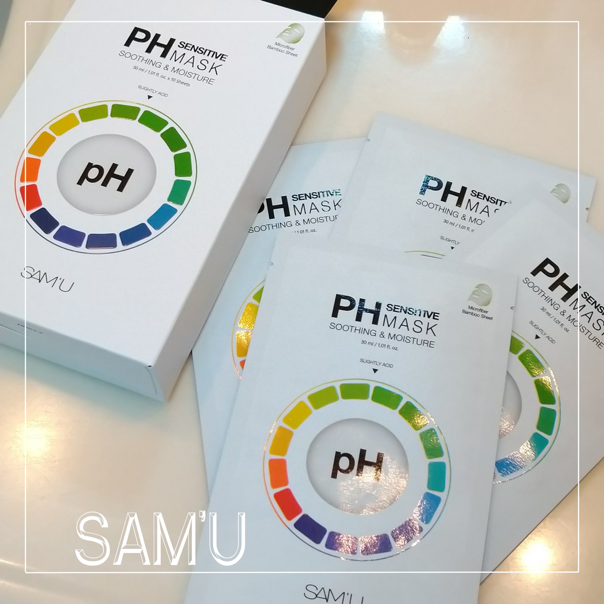 PHセンシティブマスクスージング＆モイスト/SAM'U/シートマスク・パックを使ったクチコミ（2枚目）