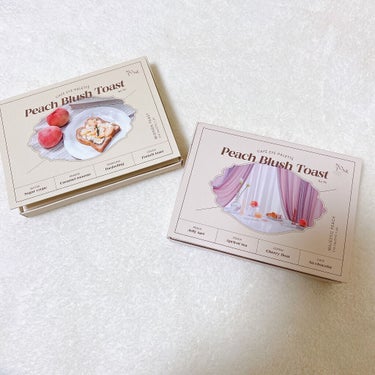 Peach Blush Toast cafe eye palette 01_Majestic Peach/NOTONE/アイシャドウパレットを使ったクチコミ（2枚目）