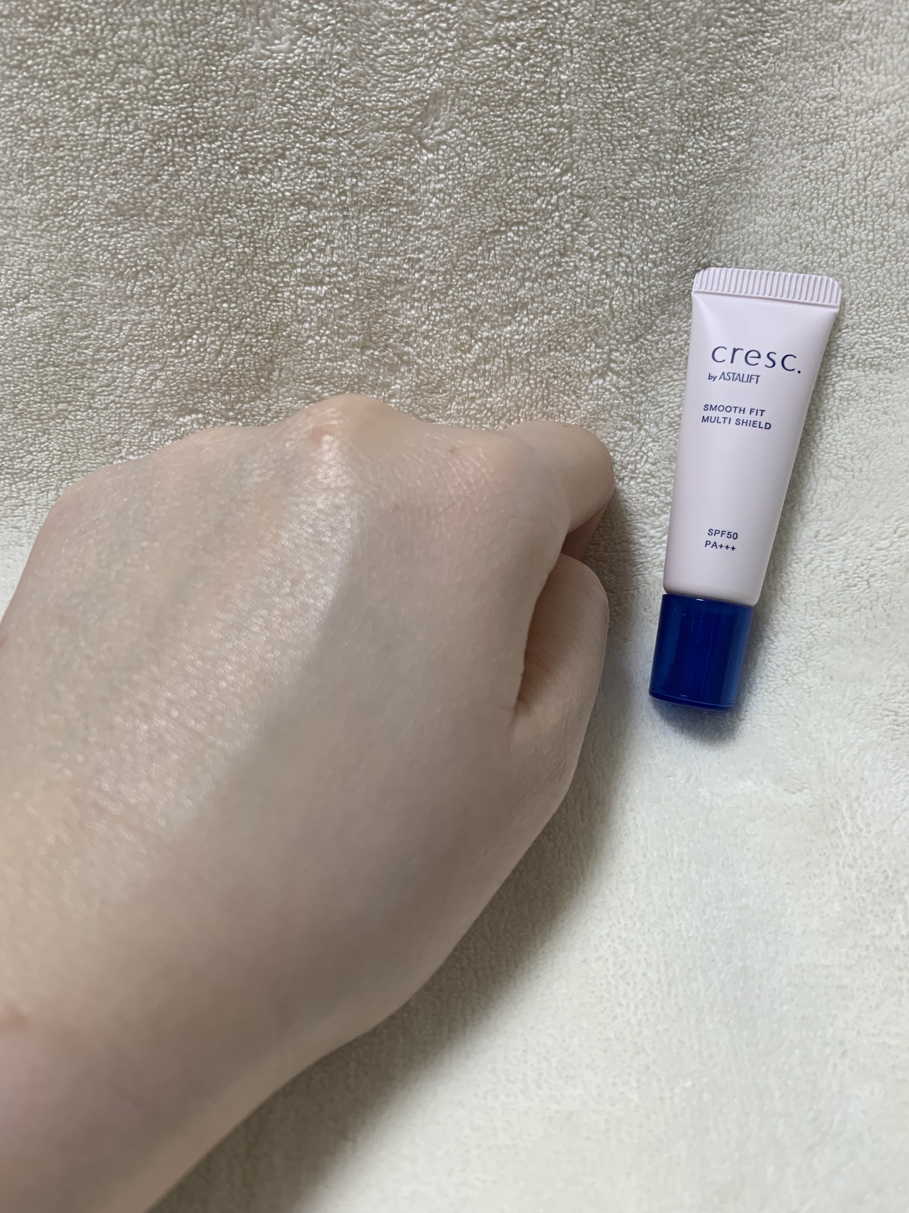 スムースフィット マルチシールド/cresc. by ASTALIFT/化粧下地を使ったクチコミ（3枚目）