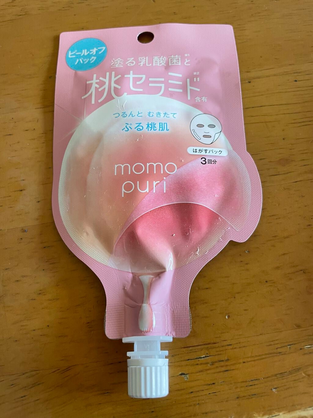 ももぷり フレッシュピールオフパック/ももぷり/ピーリングを使ったクチコミ(1枚目)