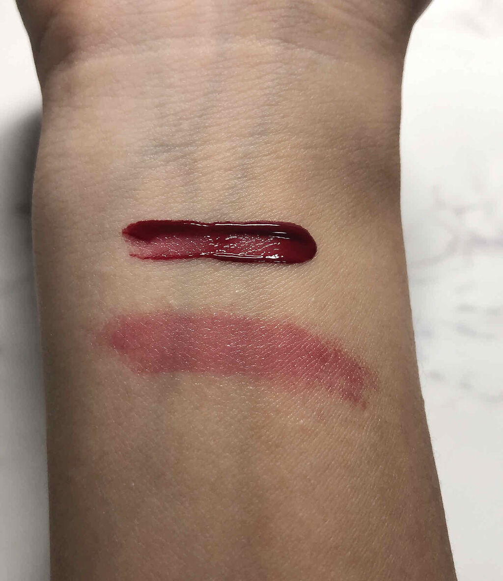 ジューシーラスティングティント/rom&nd/リップティントを使ったクチコミ（2枚目）