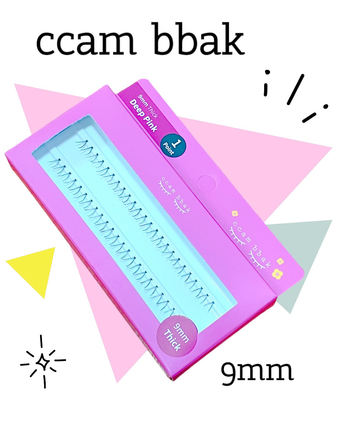 CCAM BBAK 部分用つけまつげ Deep Orange/CCAM BBAK/つけまつげを使ったクチコミ（1枚目）