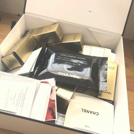 ル ブラン ロージー ドロップス/CHANEL/リキッドハイライトを使ったクチコミ(2枚目)