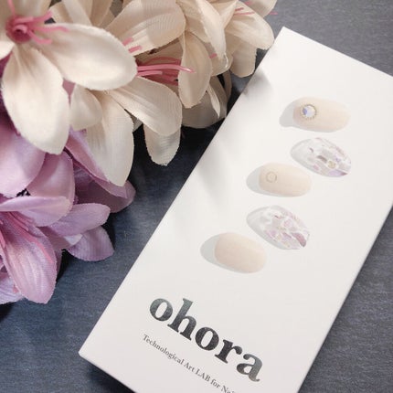 セミキュアジェルネイル(ハンド)/ohora/ネイルシールを使ったクチコミ(1枚目)