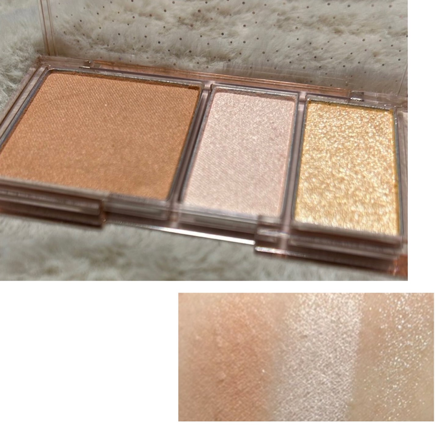 フェイスフラッシュパレット/TWINKLE POP/パウダーチークを使ったクチコミ(2枚目)