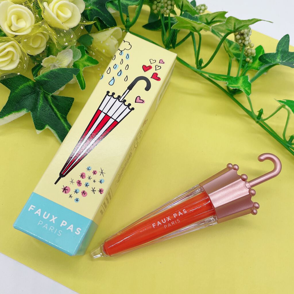 ウォーターアンブレラティント リップ/FAUX PAS PARIS/リップティントを使ったクチコミ（1枚目）