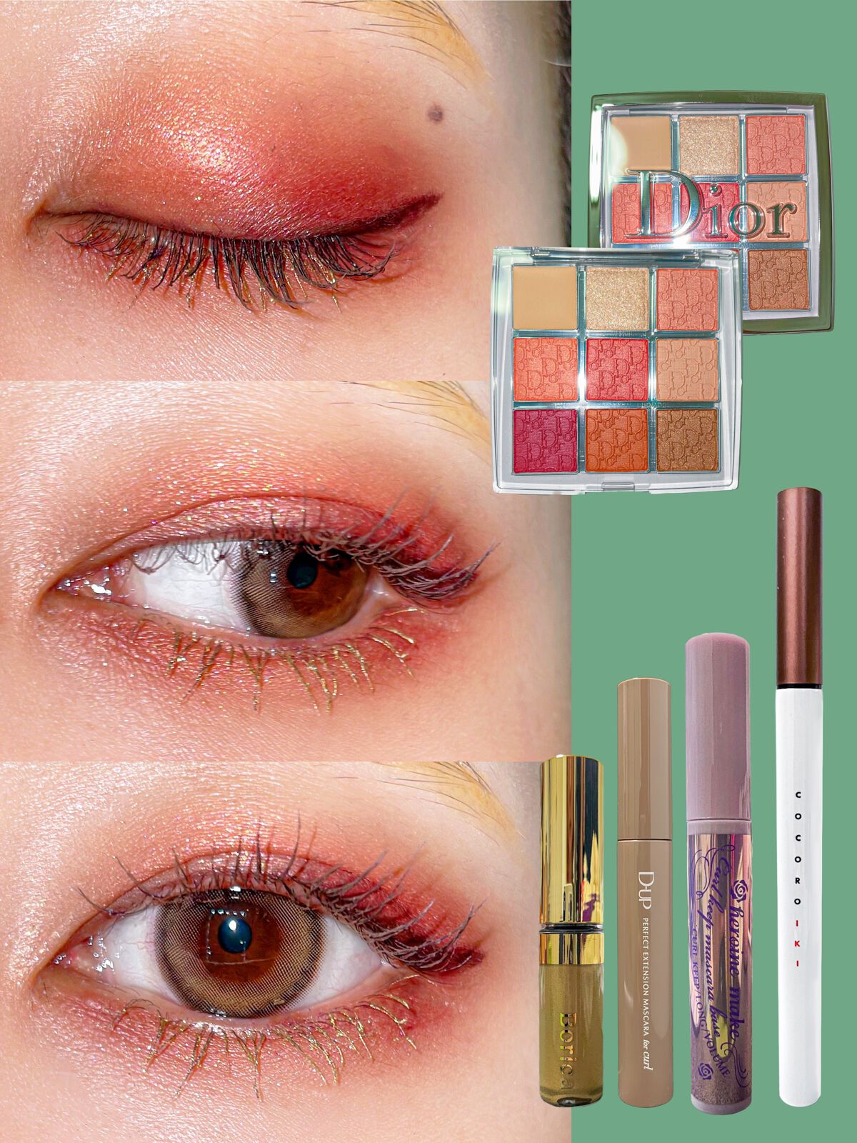 美容液カラーマスカラ/Borica/マスカラを使ったクチコミ（2枚目）