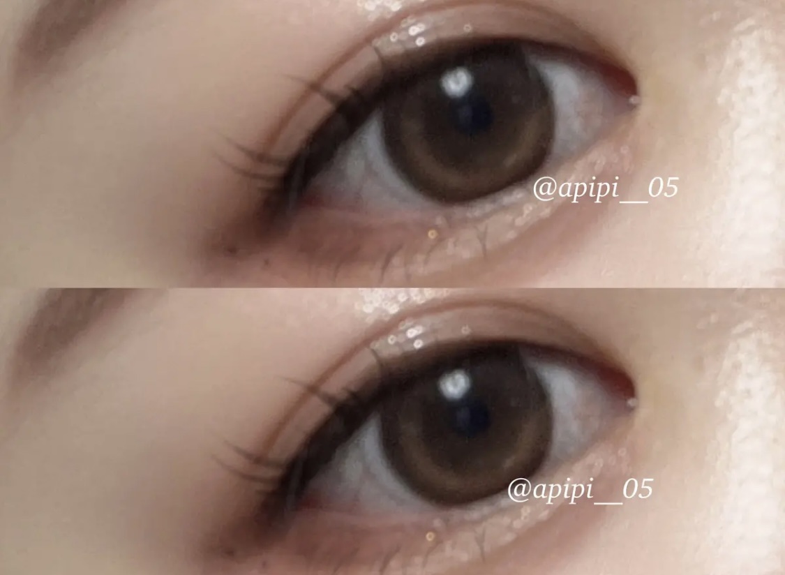 Cherry Moon 1day/OLENS/カラーコンタクトレンズを使ったクチコミ（2枚目）