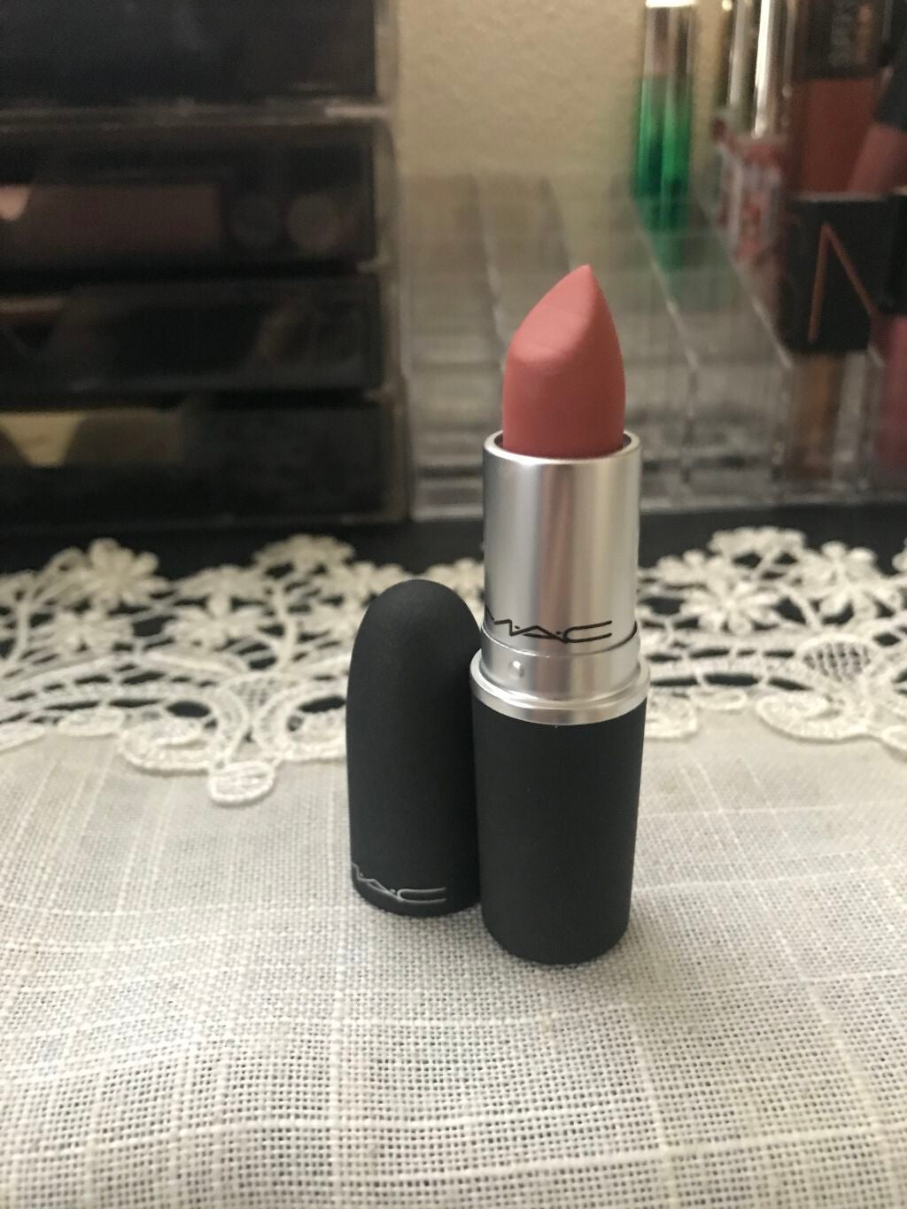 パウダーキス リップスティック/M・A・C/口紅を使ったクチコミ(3枚目)