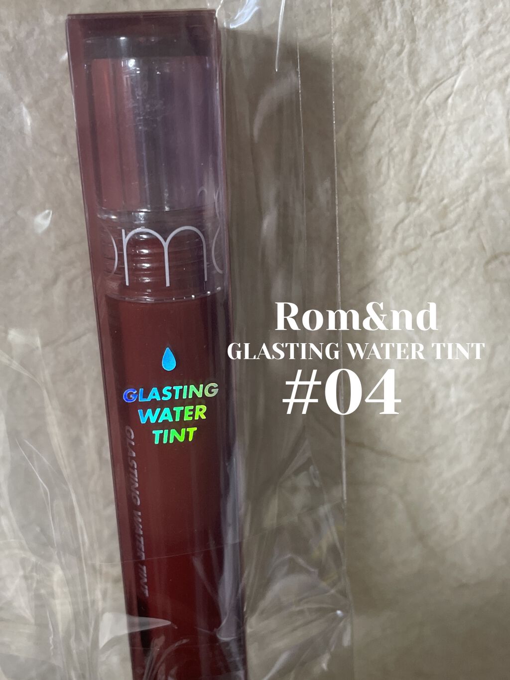 グラスティングウォーターティント/rom&nd/リップティントを使ったクチコミ（1枚目）