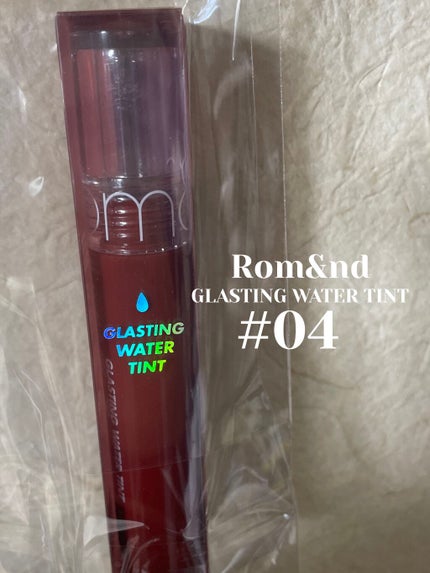 グラスティングウォーターティント/rom&nd/リップティントを使ったクチコミ(1枚目)