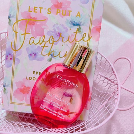 フィックス メイクアップ/CLARINS/ミスト状化粧水を使ったクチコミ(1枚目)