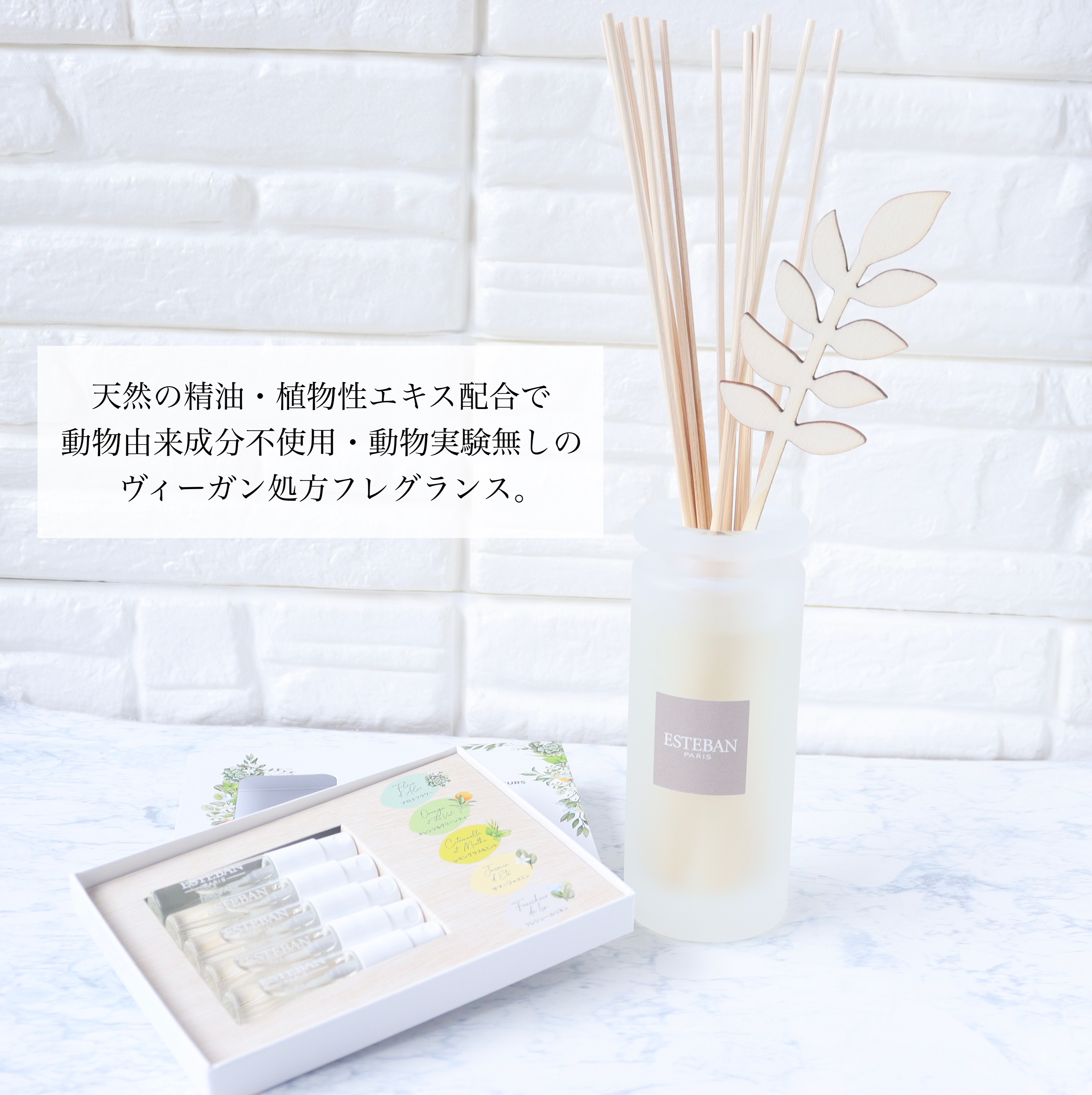 インテリアガーデン ナチュール ラタンブーケ ディフューザー /ESTEBAN/ルームフレグランスを使ったクチコミ（2枚目）