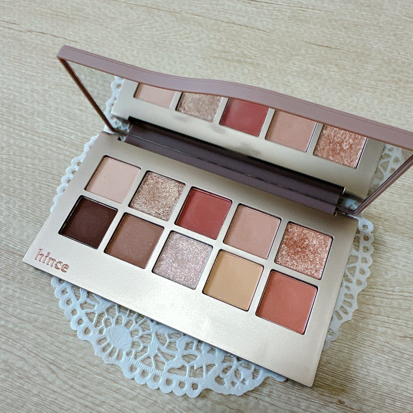 ニューデップスアイシャドウパレット/hince/アイシャドウパレットを使ったクチコミ(4枚目)